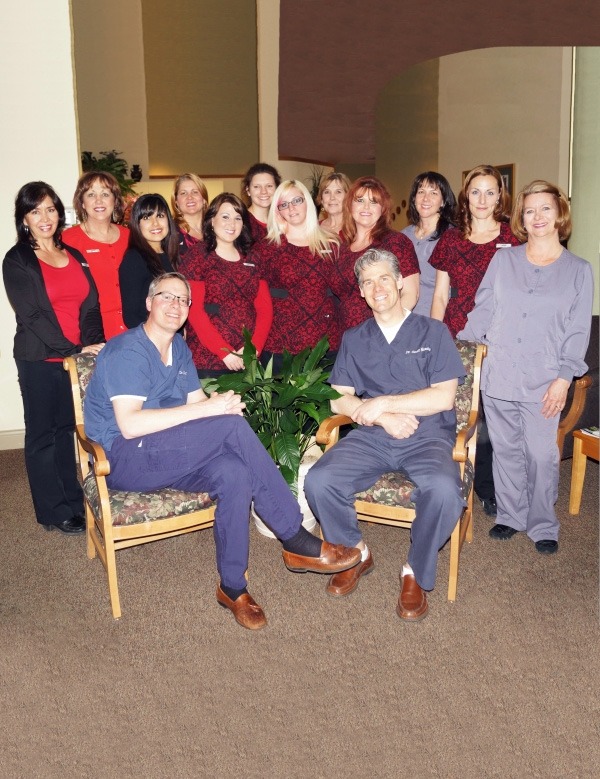 Periodontists and team members in Colorado Springs periodontal office