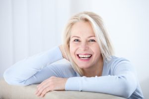 smiling middle-age woman
